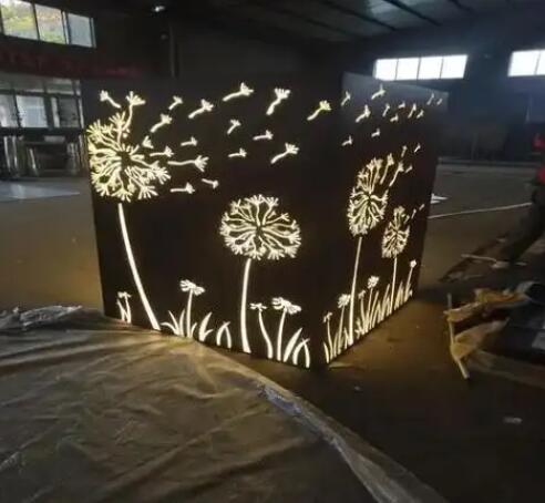 开平耐候钢灯箱