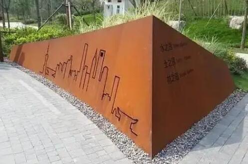开平耐候钢挡土墙